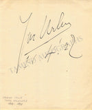 Opera Singers - Signatures 1930s - 1940s (Lot 3)