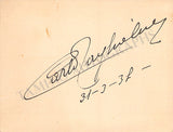 Opera Singers - Signatures 1930s - 1940s (Lot 3)