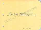 Opera Singers - Signatures 1930s - 1940s (Lot 3)