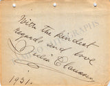 Opera Singers - Signatures 1930s - 1940s (Lot 3)
