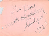 Opera Singers - Signatures 1930s - 1940s (Lot 3)