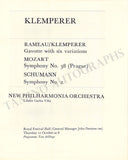 Klemperer, Otto - Lot of 4 Programs