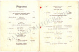 Patti, Adelina - Concert Program London 1909