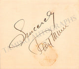 Muni, Paul - Signed Card