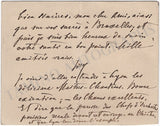 D'Ivry, Paul de Richard - Set of 2 Autograph Letters Signed
