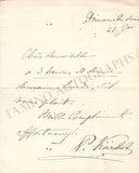 Viardot, Pauline - Autograph Note Signed + Photo