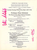 Schickele, Peter - Autograph Music Quote Signed