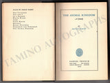 Barry, Philip - Signed Book "The Animal Kingdom"