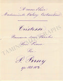 Perny, Pierre - Set of 4 Autograph Letters Signed