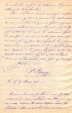Perny, Pierre - Set of 4 Autograph Letters Signed