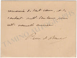 De Breville, Pierre - Autograph Note Signed