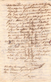 Derivis, Prosper - Autograph Letter Signed 1849