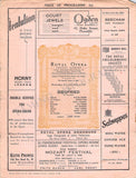 Royal Opera House Covent Garden - Set of 21 Opera Programs 1925-1937