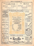Royal Opera House Covent Garden - Set of 21 Opera Programs 1925-1937