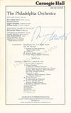 Conductors Signed Program Pages – Set of 42