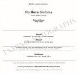 Lupu, Radu - Hickox, Richard - Signed Program Leeds 1985