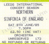 Lupu, Radu - Hickox, Richard - Signed Program Leeds 1985