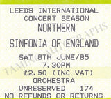 Lupu, Radu - Hickox, Richard - Signed Program Leeds 1985