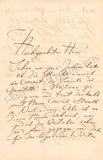 Sahla, Richard - Autograph Letter Signed 1895