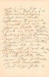Sahla, Richard - Autograph Letter Signed 1895