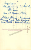 Strauss, Richard - Krauss, Clemens - Beilke, Irma - Capriccio World Premiere Photograph