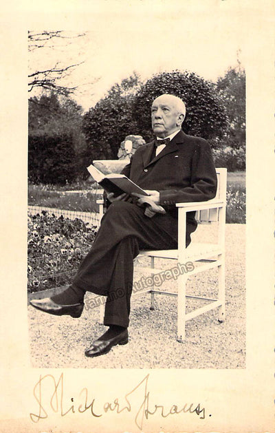 Strauss, Richard - Signed Photograph 1941