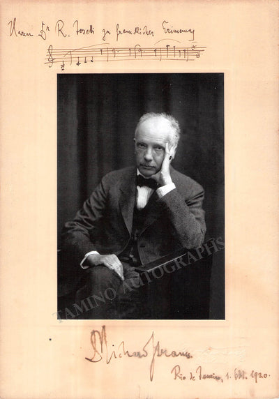 Strauss, Richard - Signed Photograph 1920