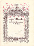 Bahr-Mildenburg, Anna - Signed Program Elektra 1928