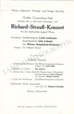 Strauss, Richard - Lot of 8 Concert Programs