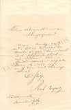 Wagner, Richard - Autograph Letter Signed