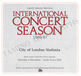 Leeds International Concert Season - Lot of 25 Signed Programs 1983-1987