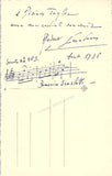 Casadesus, Robert - Signed Photo & Music Quote 1938