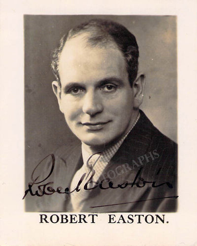 EASTON, Robert (Various Autographs)