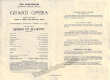 Melba, Nellie - De Reszke, Jean & Others - Program Chicago 1895