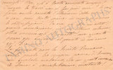 Pantaleoni, Romilda - Autograph Letter Signed 1886