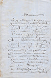 Bonheur, Rosa - Autograph Letter Signed 1856