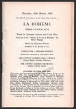Carteri, Rosana - Collier, Marie - Signed Program La Boheme 1960 ROH