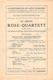 Rose Quartet - Lot of 14 Concert Programs 1895-1937