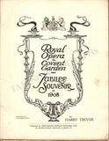 Royal Opera House Covent Garden - Season Program 1908