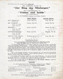 Royal Opera House Covent Garden - Season Program 1912