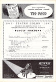 Firkusny, Rudolf - Set of 3 Concert Program Buenos Aires 1947