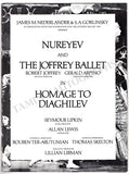 Nureyev, Rudolf - Program Homage to Diaghilev 1979