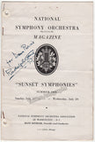Conductors - Signed Programs 1930s-1960s Lot