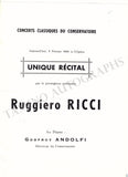 Ricci, Ruggiero - Signed Photograph 1959
