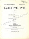 Saddler's Wells Ballet Company - Season Program 1947-48