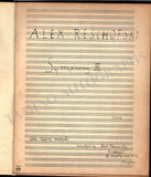 Reschofsky, Sandor - Autograph Score Symphony 3