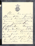 Bernhardt, Sarah - Autograph Letter Signed 1899 & Photos