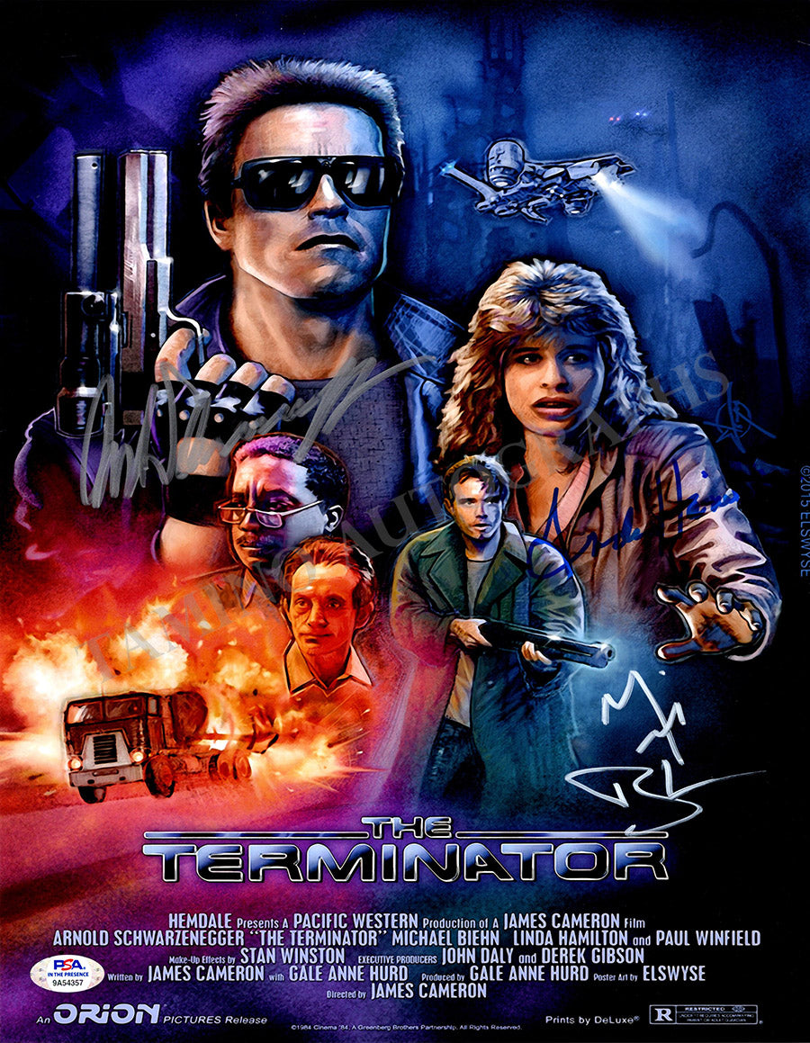 Affiche en métal de film Terminator arnold schwarzenegger, 1 pièce Affiche en métal de film Terminator arnold schwarzenegger, 1 pièce
