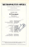 Opera Singers Signed Cast Pages – Lot of 86