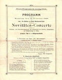 Mahler, Gustav - Humperdinck, Engelbert & Others - Concert Program Vienna 1899